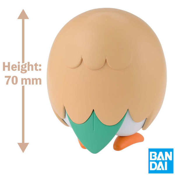 Bandai Pokemon Rowlet 10 Quick Plastic Model Kit